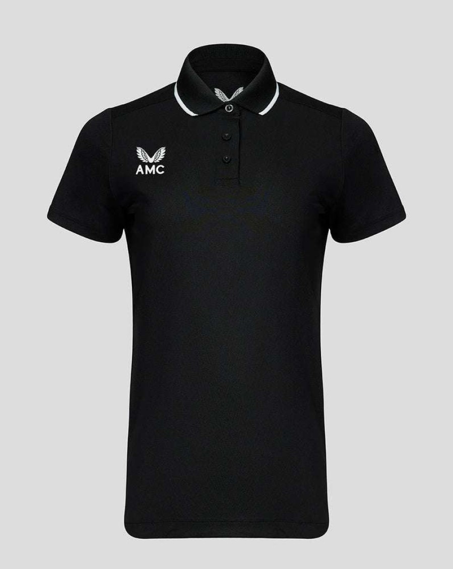 Women'S Clothing * | Women'S Black Amc Short Sleeve Media Polo Typical Style