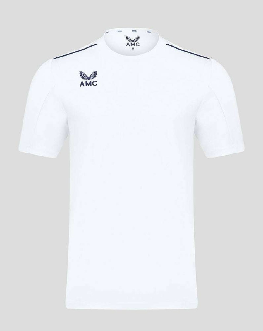 Men'S Clothing * | White/Navy Amc Short Sleeve Training T-Shirt On Sale