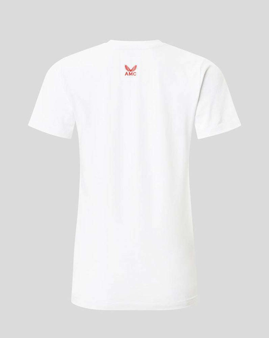 Women'S Clothing * | Women'S White Amc Tennis Club Paris Graphic Tee New Collections