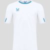 Men'S Clothing * | White/Blue Amc Short Sleeve Performance T-Shirt New Models