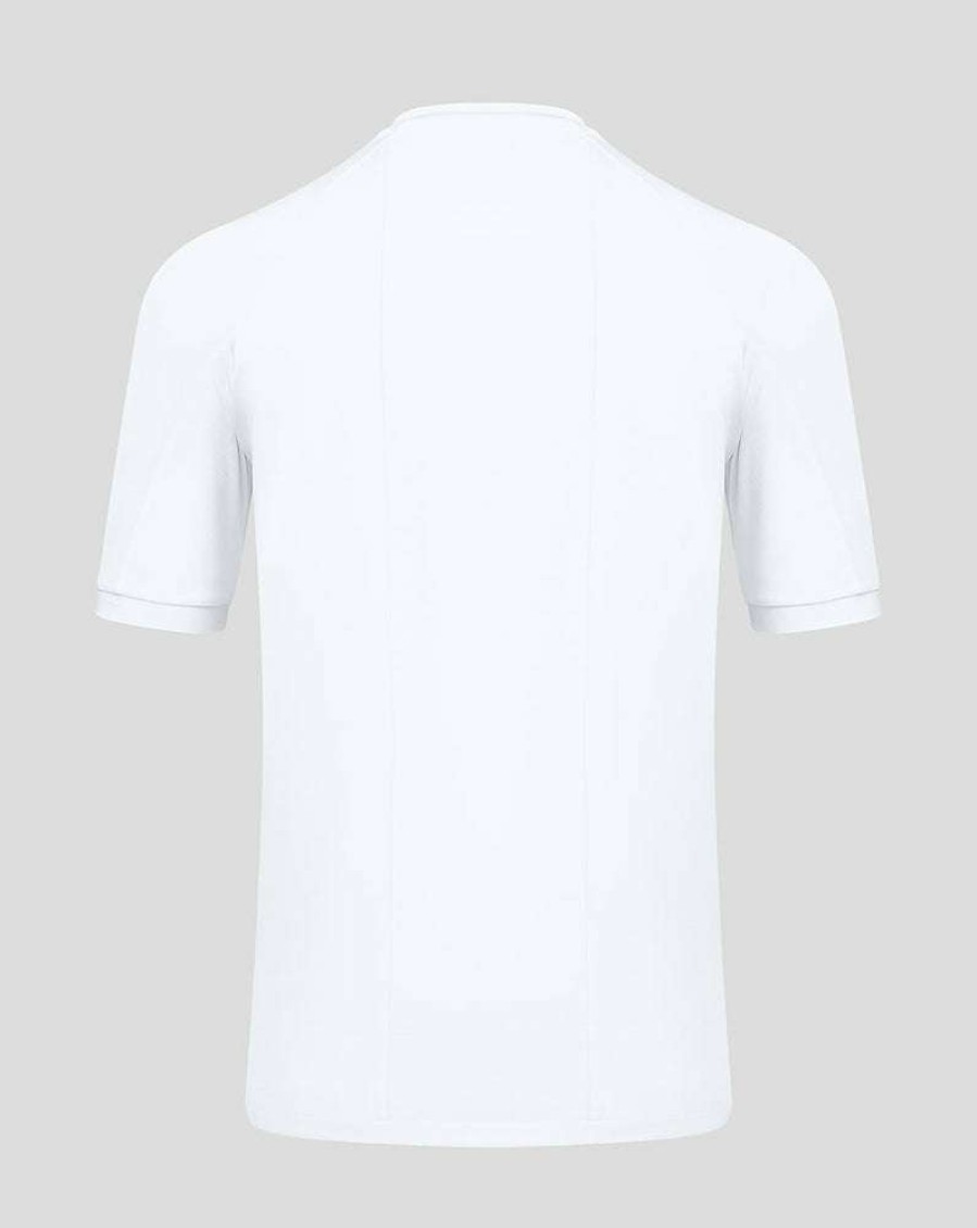 Men'S Clothing * | White/Blue Amc Short Sleeve Performance T-Shirt New Models