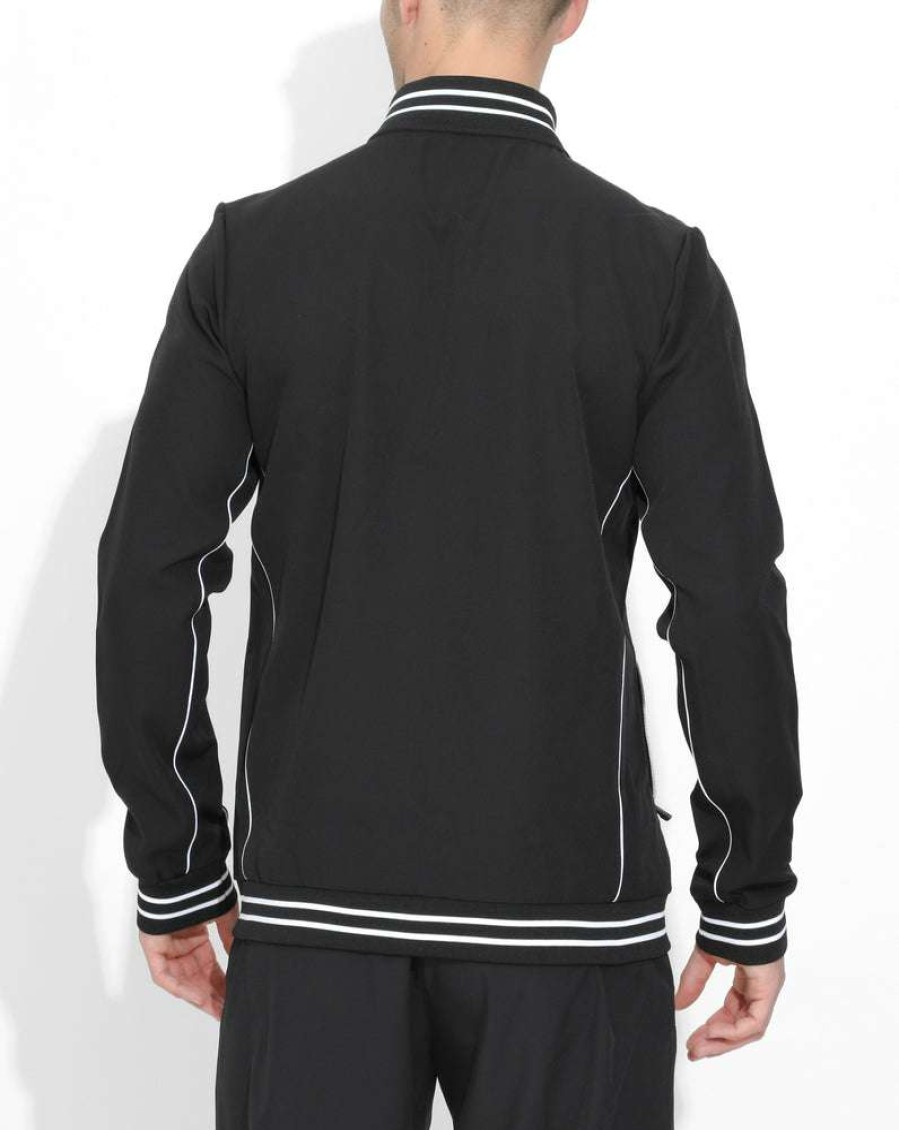 Men'S Clothing * | Black Amc Core Men'S Track Jacket Unique Style