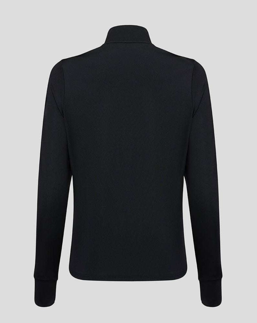 Women'S Clothing * | Women'S Black Amc 1/4 Zip Top Fascinating Model