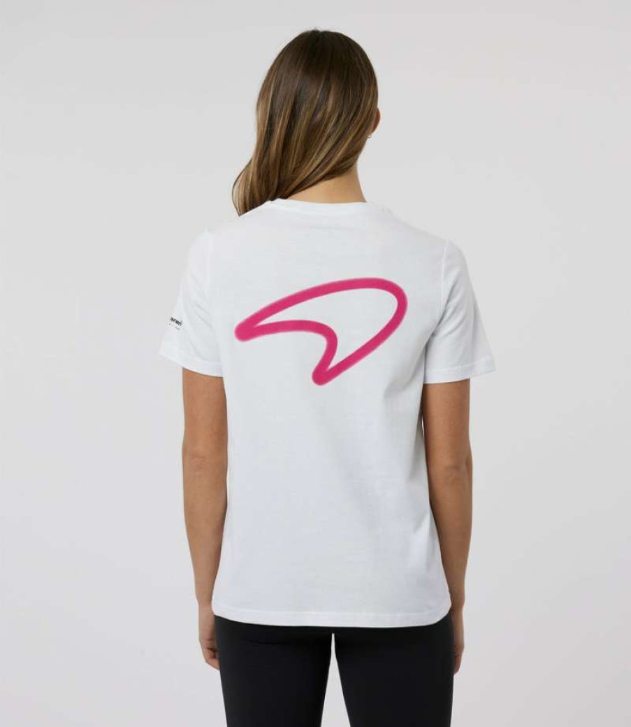 Women'S Clothing * | White Women'S Mclaren Miami Graphic T-Shirt Free Delivery