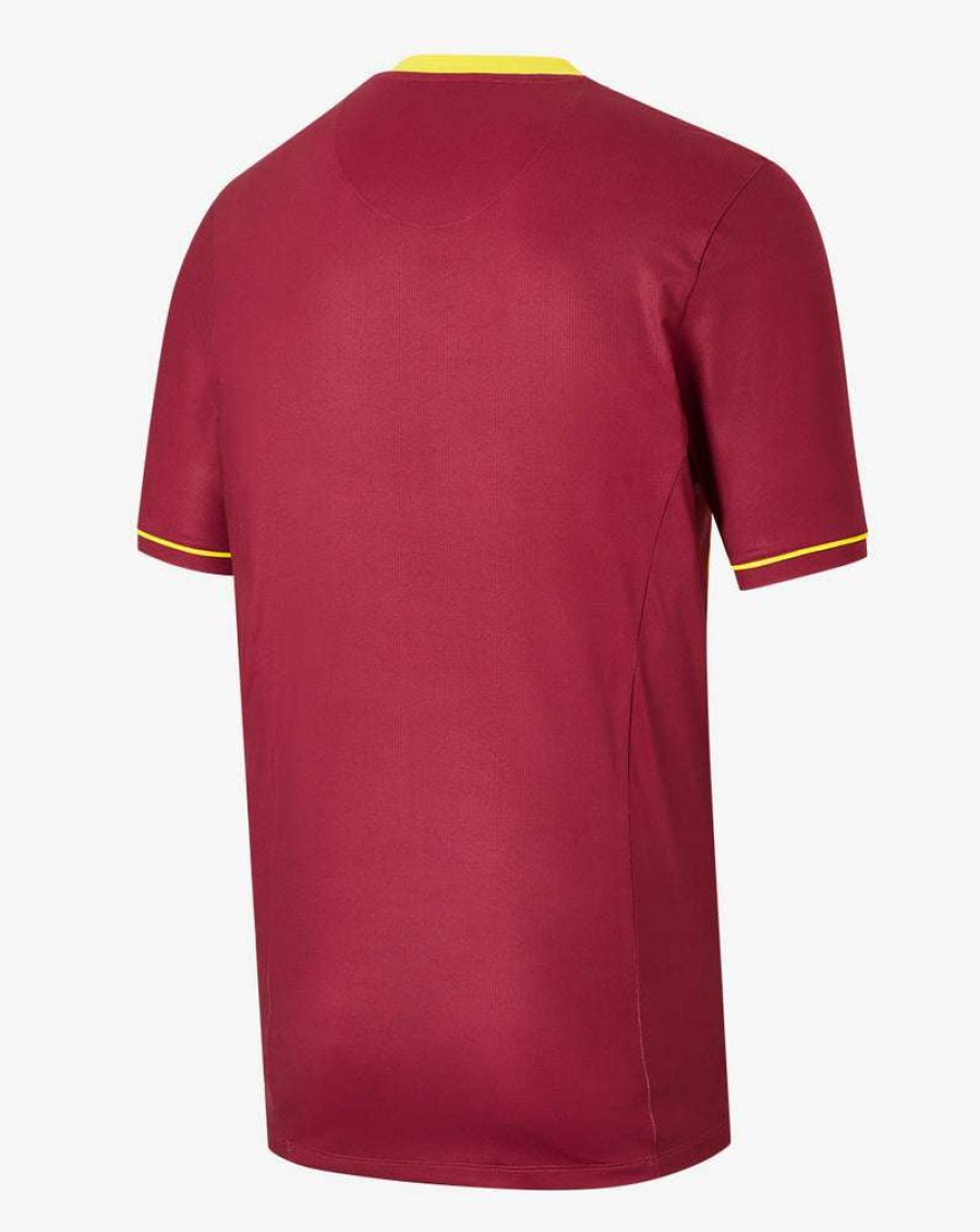 Men'S Clothing * | Yellow Windies T20 World Cup Short Sleeve Shirt Radiant Model