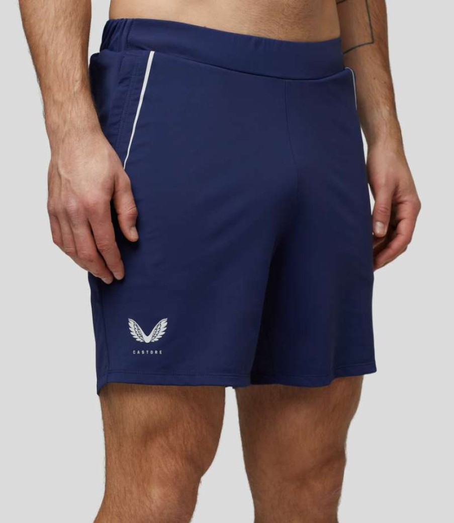 Men'S Clothing * | Navy Mclaren Techlux Performance Shorts Lower Prices