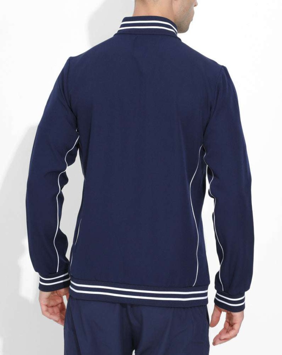 Men'S Clothing * | Navy Amc Core Men'S Track Jacket Fire Sale