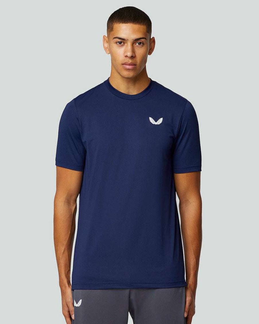 Men'S Clothing * | Navy Pro Tek Flyweight Tee Discount