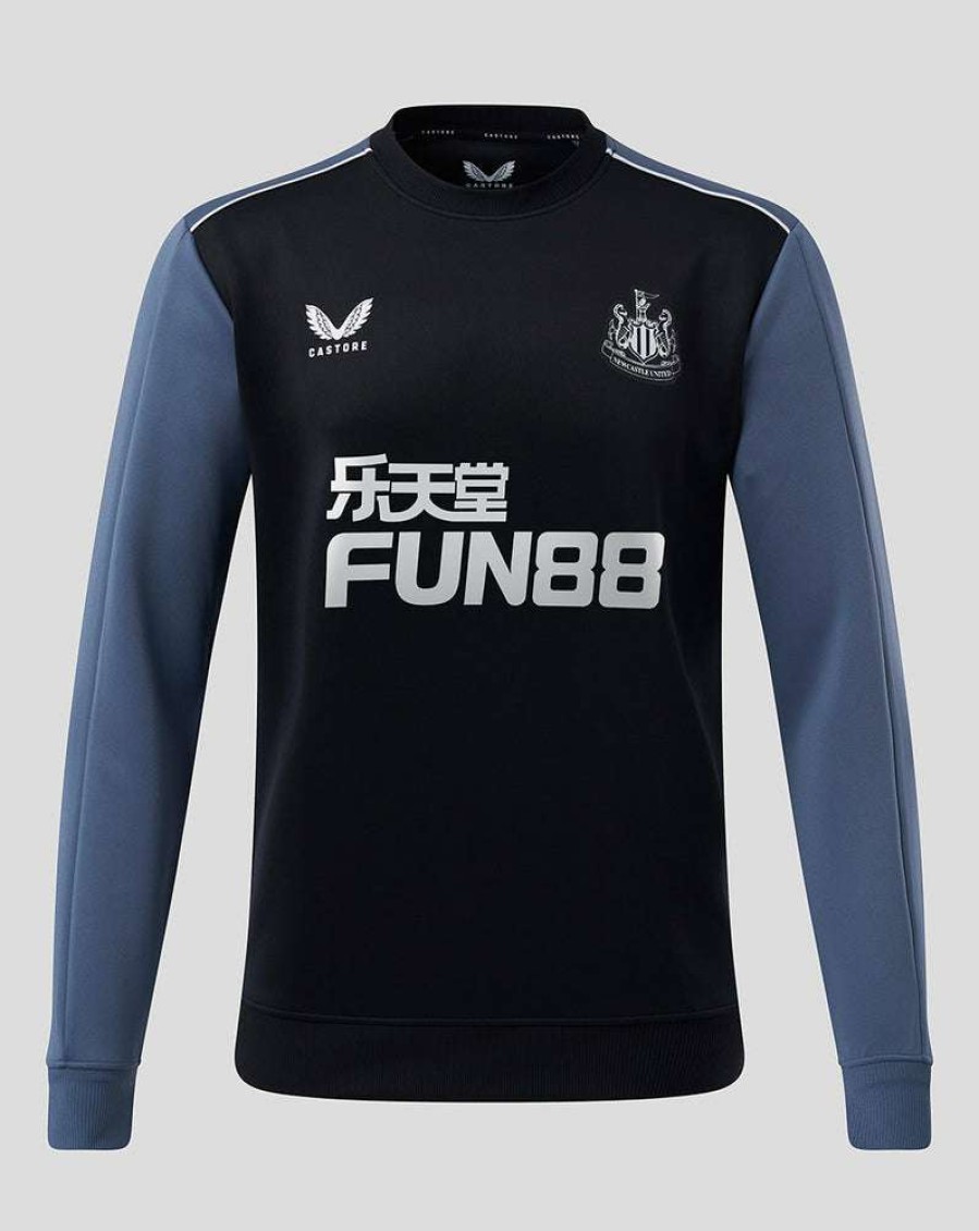 Men'S Clothing * | Black Newcastle Men'S Training Sweatshirt New Models