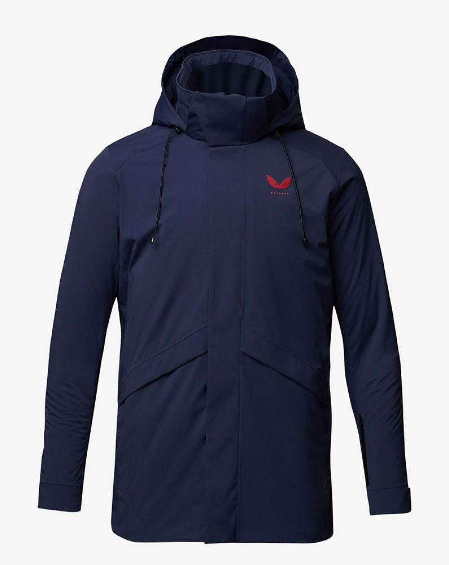 Men'S Clothing * | Navy Kara Ski Jacket Fire Sale