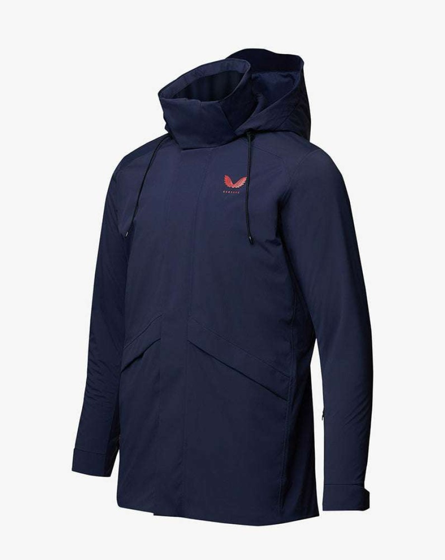 Men'S Clothing * | Navy Kara Ski Jacket Fire Sale