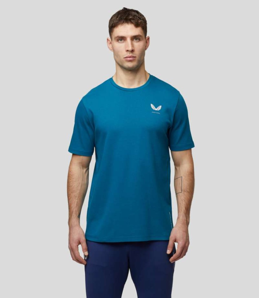 Men'S Clothing * | Teal Mclaren Techlux Logo Tee Clearance