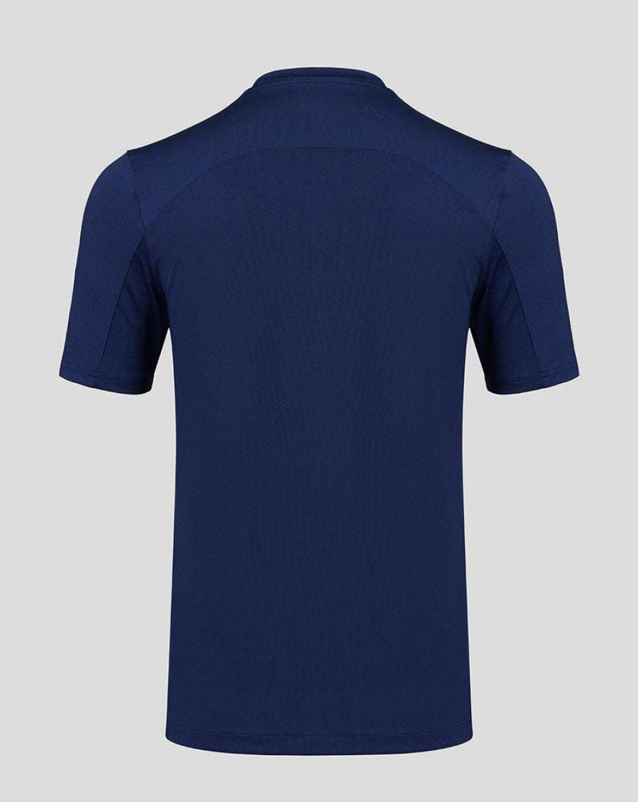 Men'S Clothing * | Navy/White Amc Short Sleeve Training T-Shirt Absolute Quality