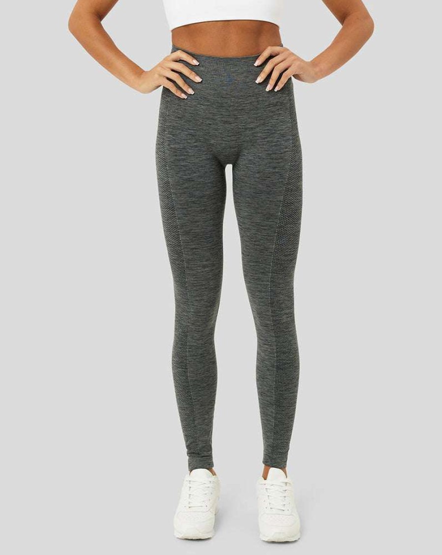 Women'S Clothing * | Women'S Sharkskin Marl Carbon Seamless Leggings Nice Style