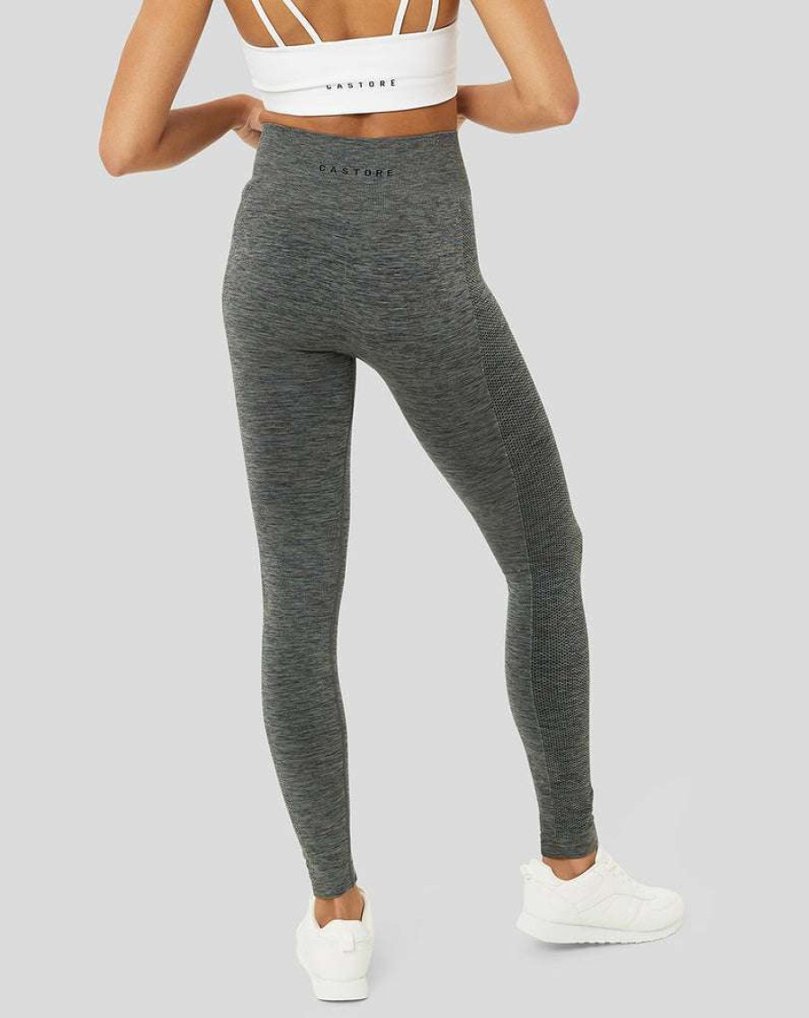 Women'S Clothing * | Women'S Sharkskin Marl Carbon Seamless Leggings Nice Style