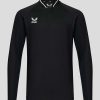 Men'S Clothing * | Black/White Amc Long Sleeve Polo New Models