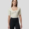 Women'S Clothing * | Womens Sand Active Contour Crop Top New Models