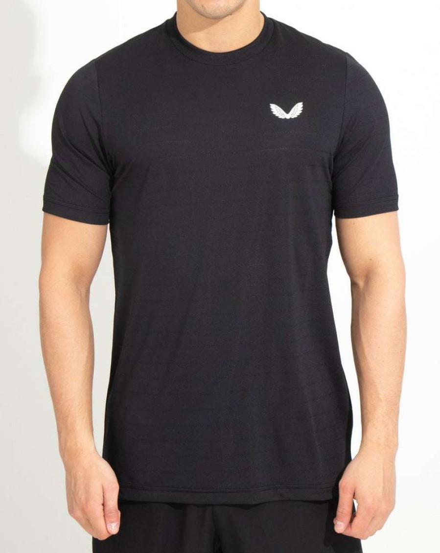 Men'S Clothing * | Black Pro Tek Running Tee Fascinating Model