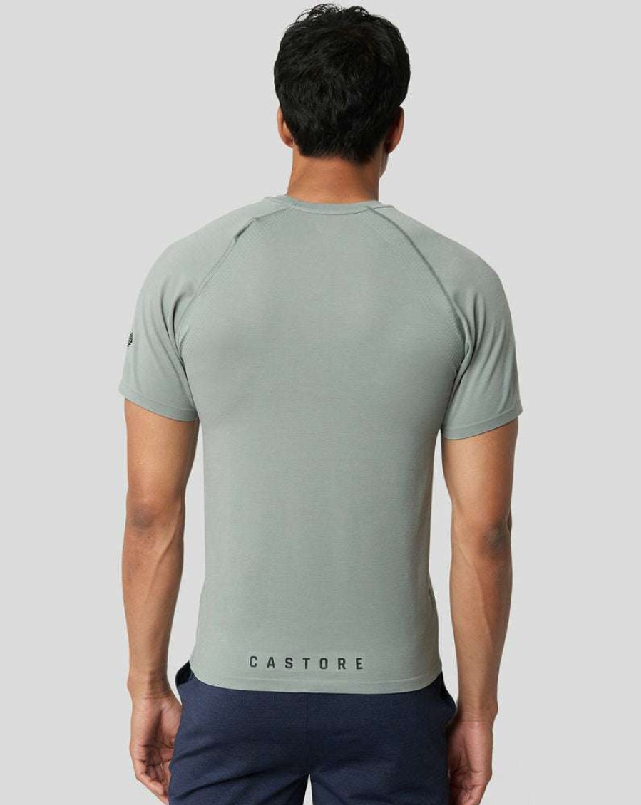 Men'S Clothing * | Grey Men'S Seamless Short Sleeve Tee Clearance