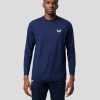 Men'S Clothing * | Peacoat Protek Long Sleeve Training Tee Discount