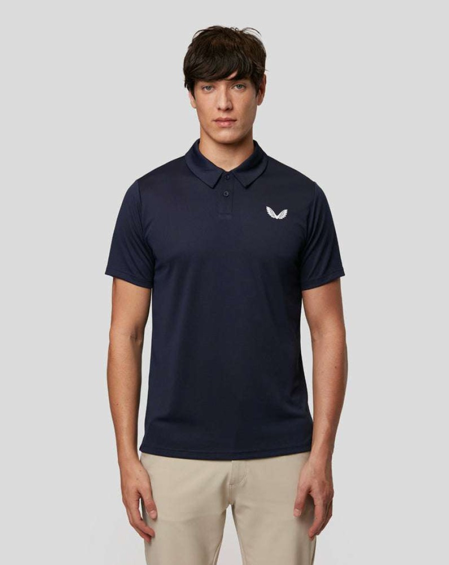 Men'S Clothing * | Peacoat Tota Golf Performance Short Sleeve Polo Discount