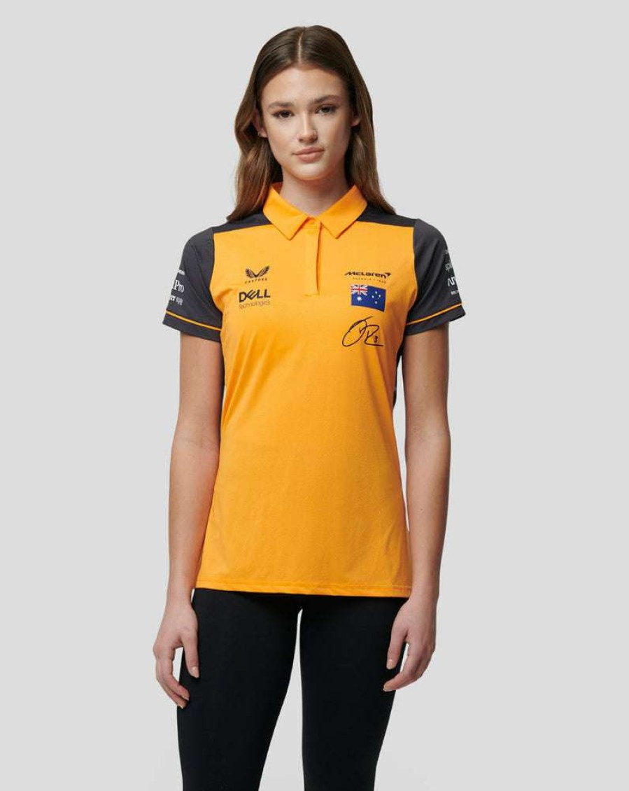 Women'S Clothing * | Papaya Women'S Mclaren Replica Ricciardo Drivers Polo Typical Style