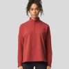 Women'S Clothing * | Women'S Rosewood Active Crop Technical Sweater Clearance