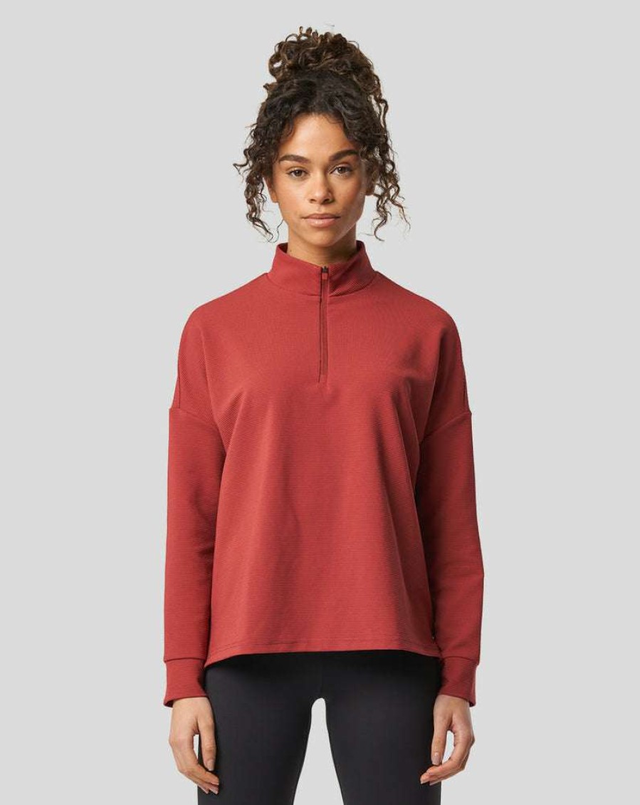 Women'S Clothing * | Women'S Rosewood Active Crop Technical Sweater Clearance