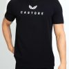 Men'S Clothing * | Black/White Logo Cotton Tee New Collections