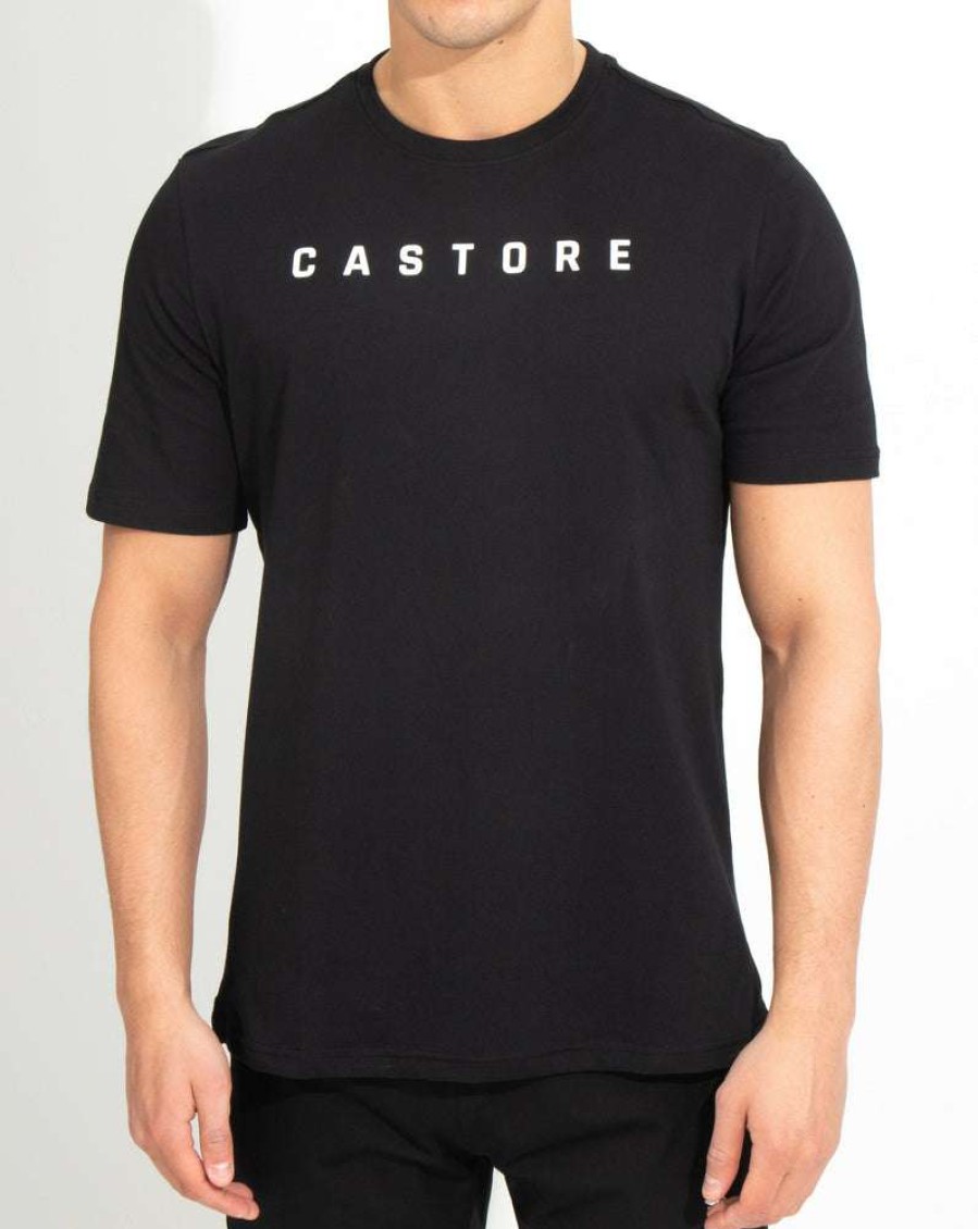 Men'S Clothing * | Black/White Castore Performance Tee Absolute Quality