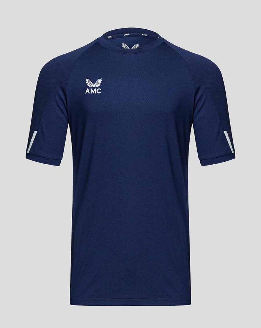 Men'S Clothing * | Navy/White Amc Short Sleeve Performance T-Shirt Fascinating Model