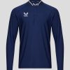 Men'S Clothing * | Navy/White Amc Long Sleeve Polo Shop