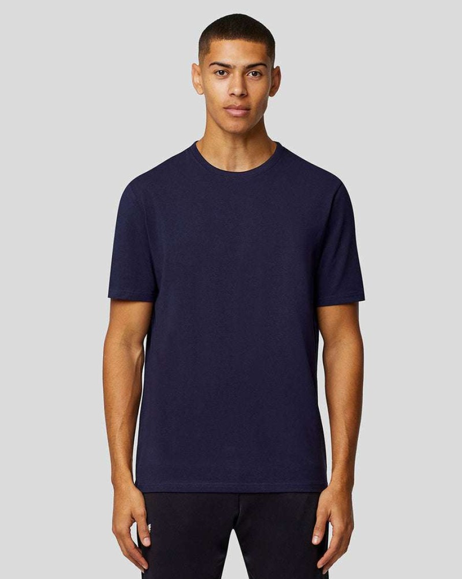 Men'S Clothing * | Navy Plain Tee Nice Style