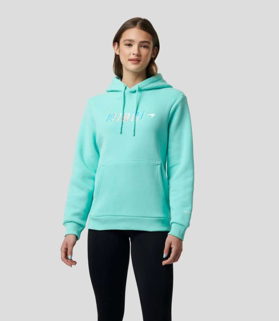 Women'S Clothing * | Aqua Women'S Mclaren Miami Palm Hoody New Models