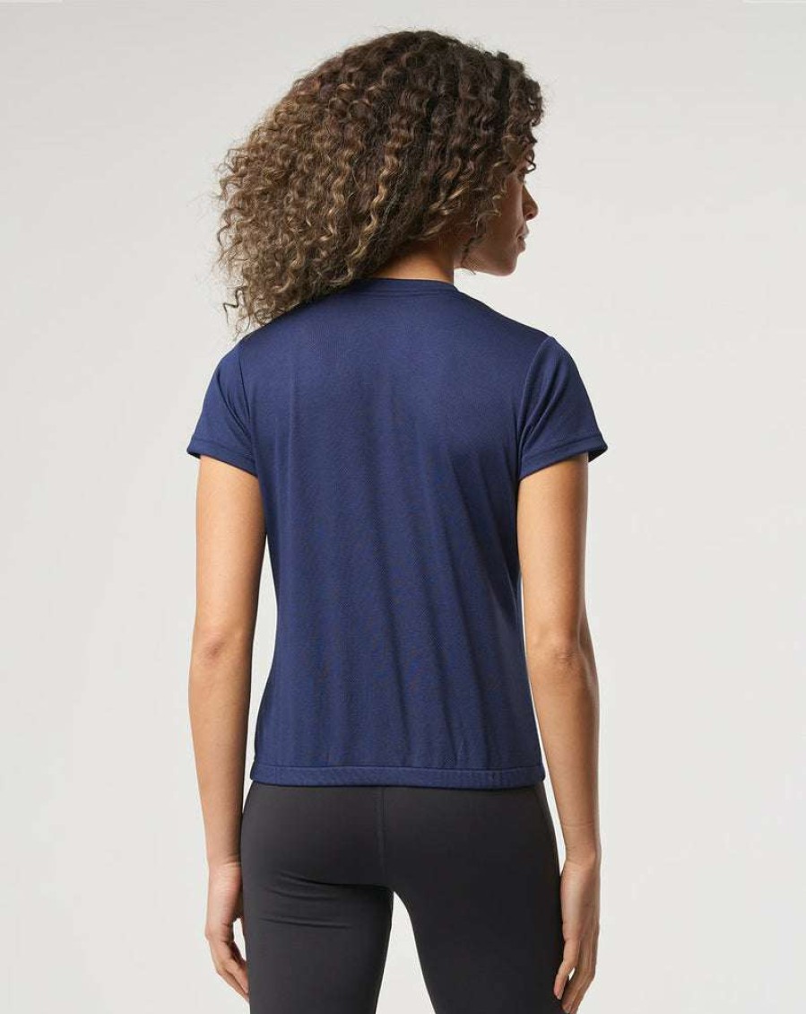 Women'S Clothing * | Women'S Peacoat Pro Tek Crop Tee New Collections