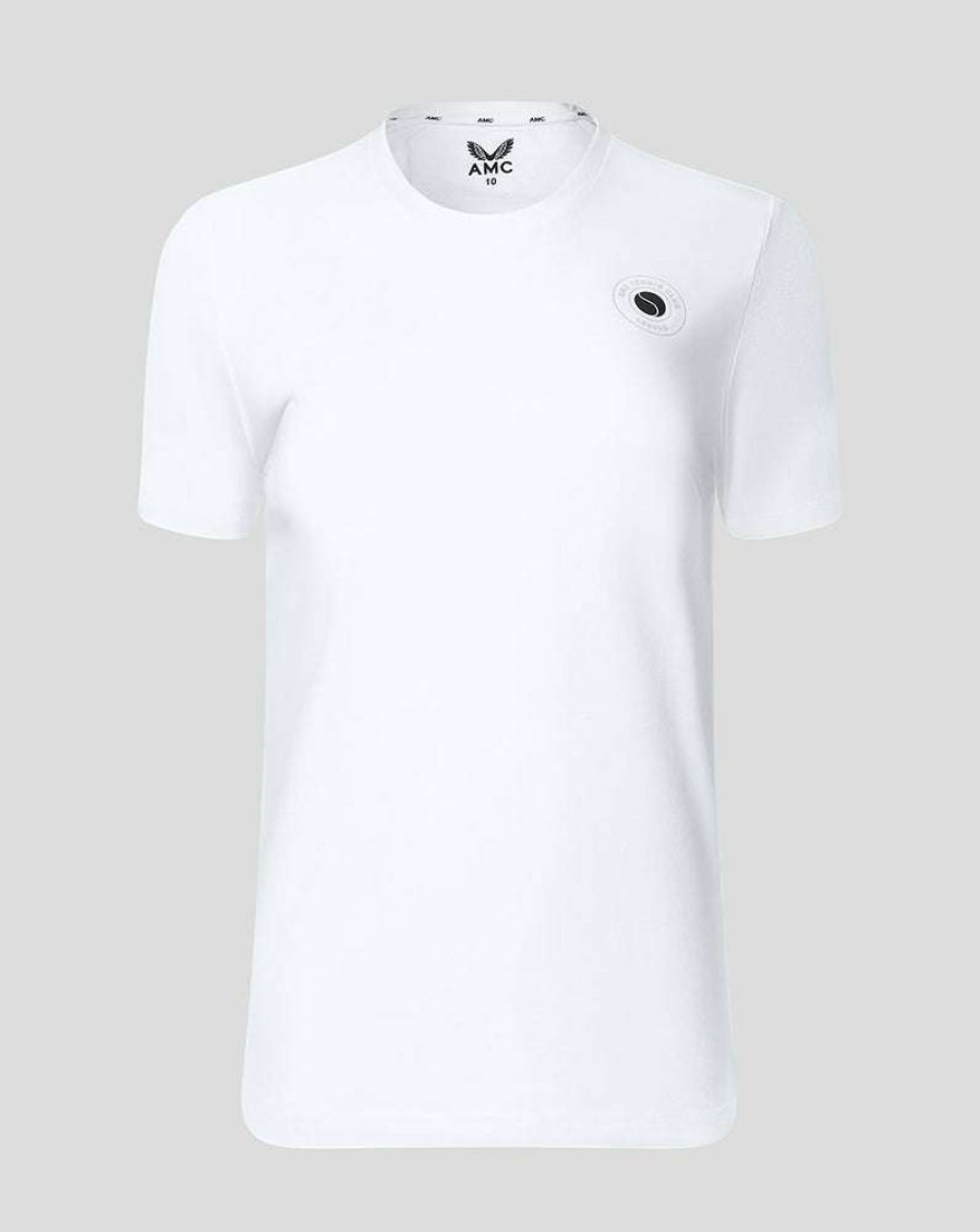 Women'S Clothing * | Women'S White Amc Tennis Club London Graphic Tee Special Design