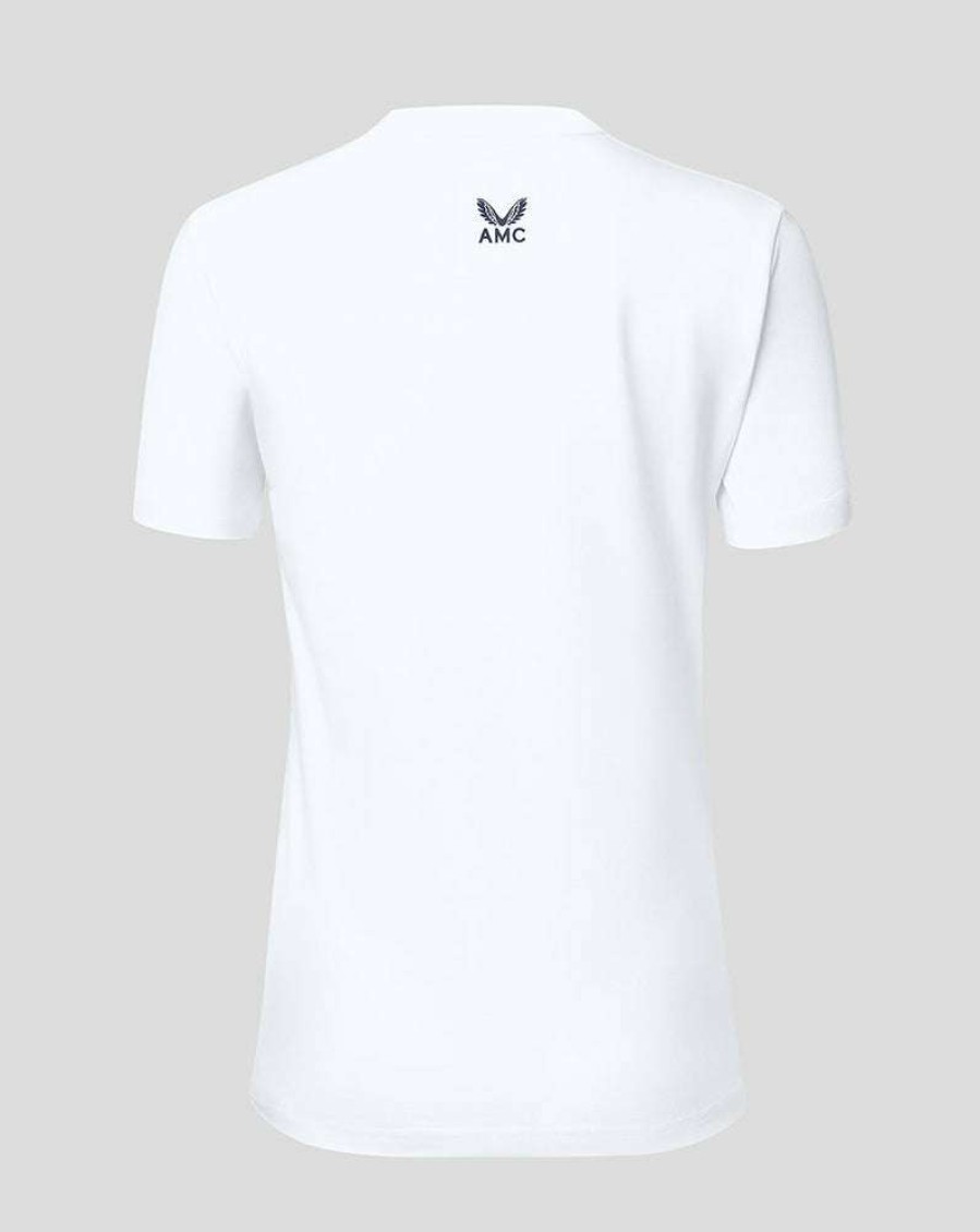 Women'S Clothing * | Women'S White Amc Tennis Club London Graphic Tee Special Design