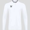 Men'S Clothing * | White/Black Amc Long Sleeve Polo Special Design