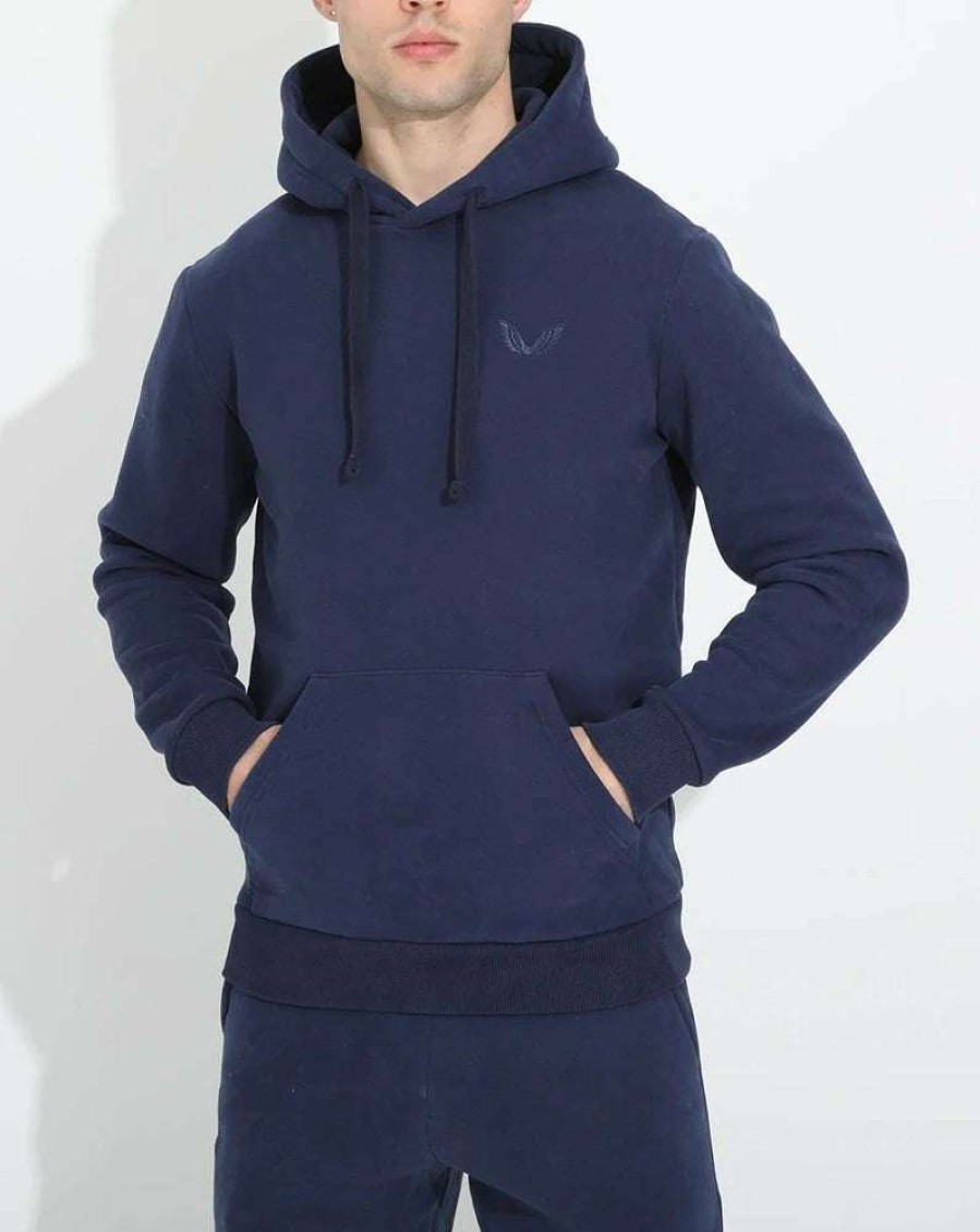 Men'S Clothing * | Navy Apex Hoody Fascinating Model