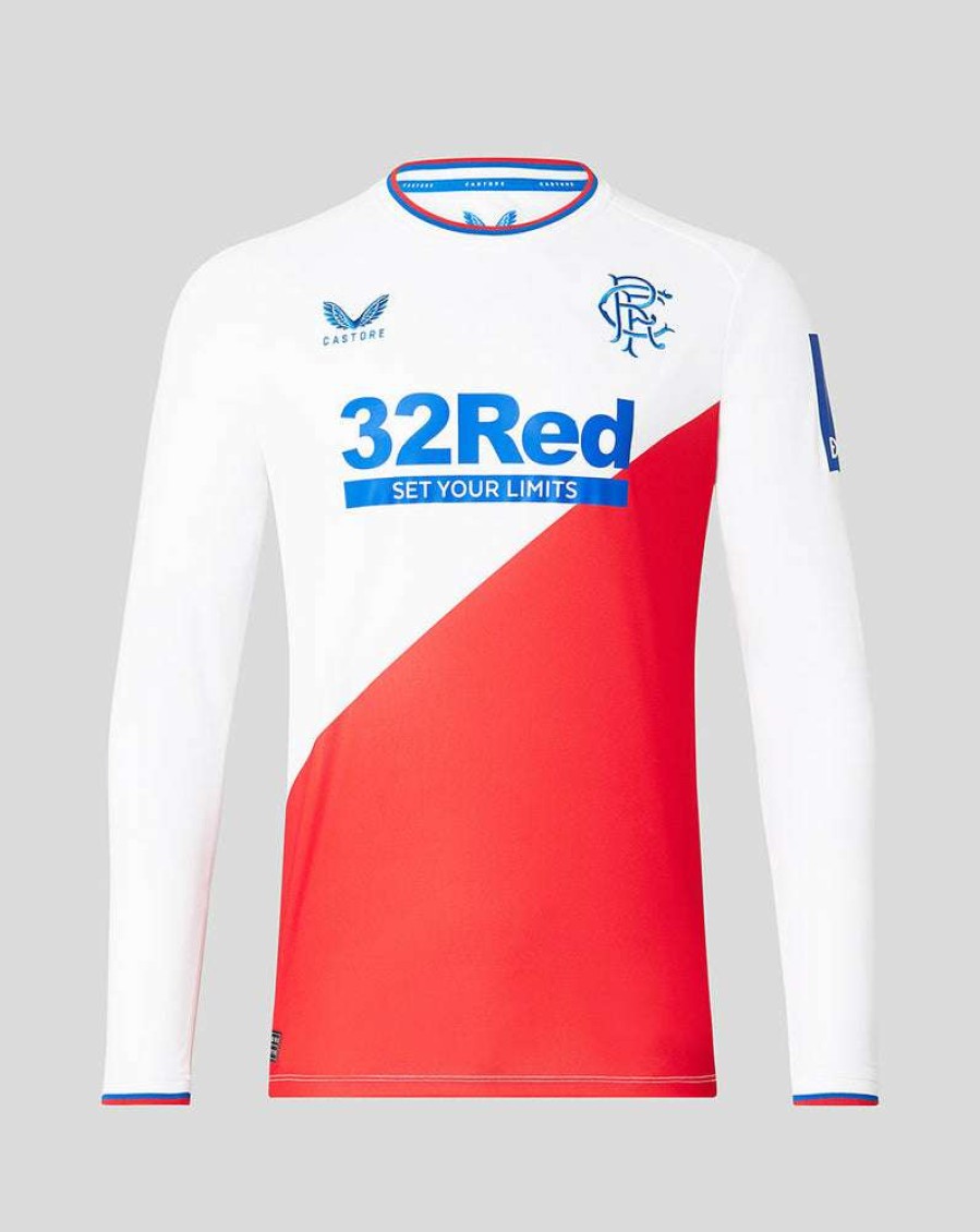 Men'S Clothing * | White Rangers Men'S 22/23 Away Pro Ls Shirt Free Delivery