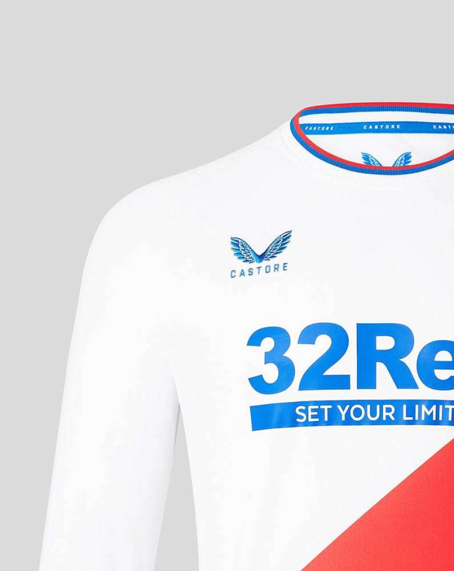 Men'S Clothing * | White Rangers Men'S 22/23 Away Pro Ls Shirt Free Delivery