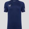 Women'S Clothing * | Women'S Navy/White Amc Short Sleeve Performance T-Shirt New Models