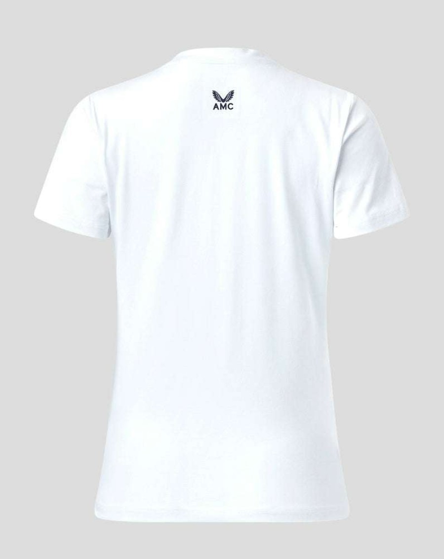 Women'S Clothing * | Women'S White Amc Graphic Print Lifestyle Tee New Models