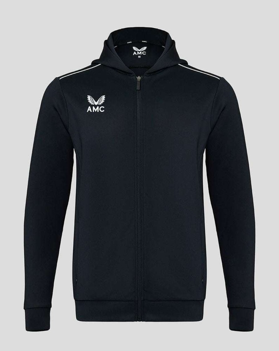 Men'S Clothing * | Black Amc Zip Through Hoody On Sale