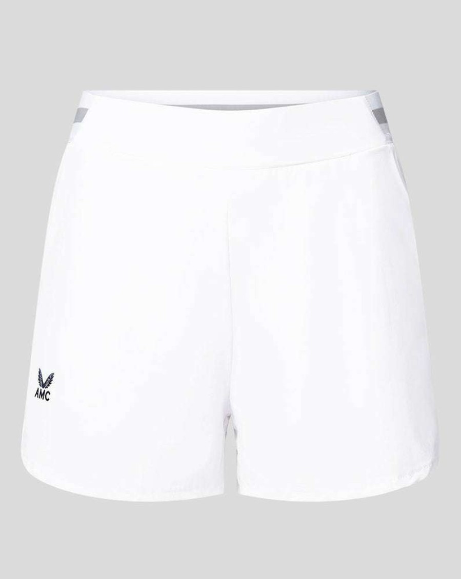 Women'S Clothing * | Women'S White Amc Performance Shorts Nice Style