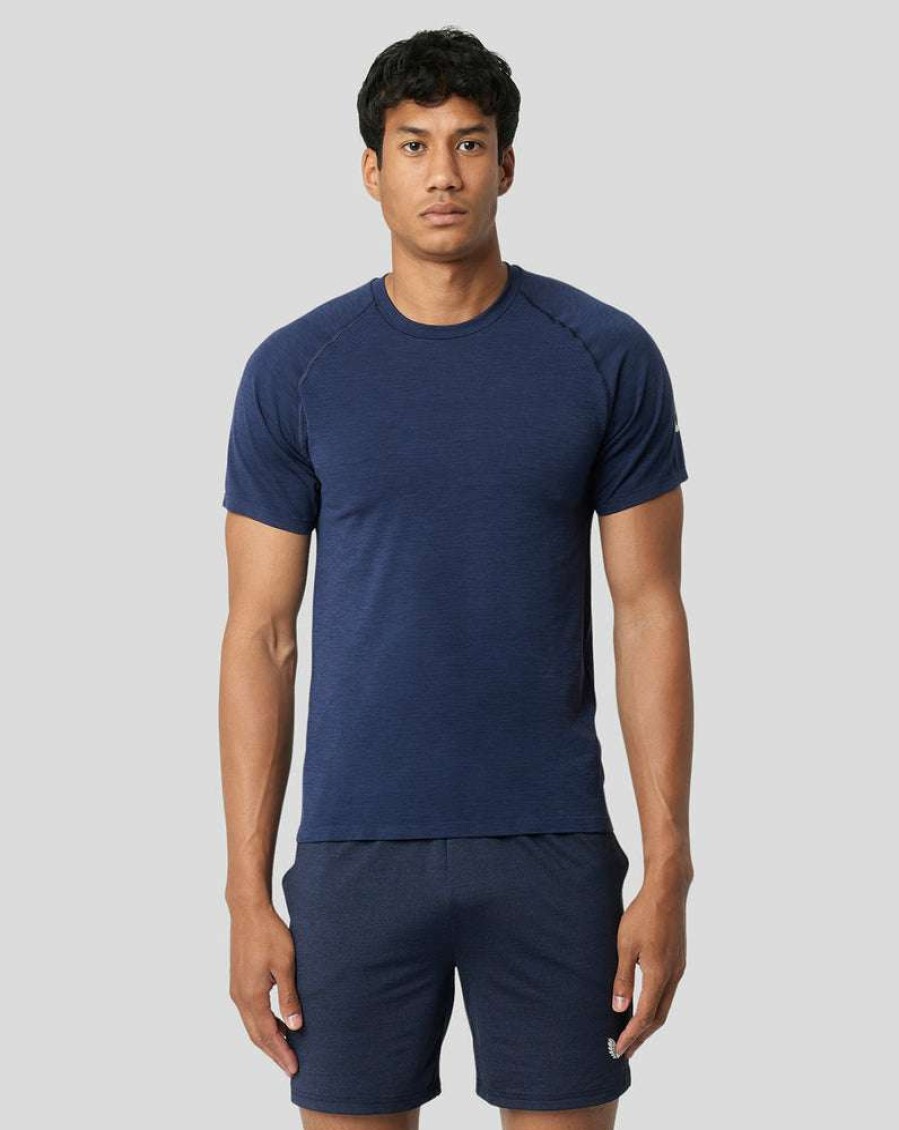 Men'S Clothing * | Peacoat Men'S Seamless Short Sleeve Tee Absolute Quality