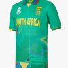 Men'S Clothing * | Green Cricket South Africa T20 World Cup Pro Shirt Typical Style