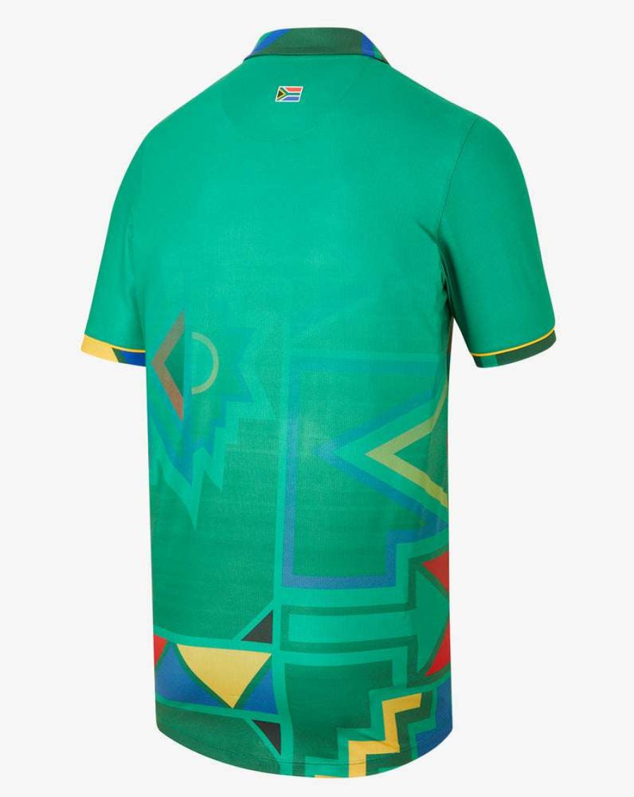 Men'S Clothing * | Green Cricket South Africa T20 World Cup Pro Shirt Typical Style