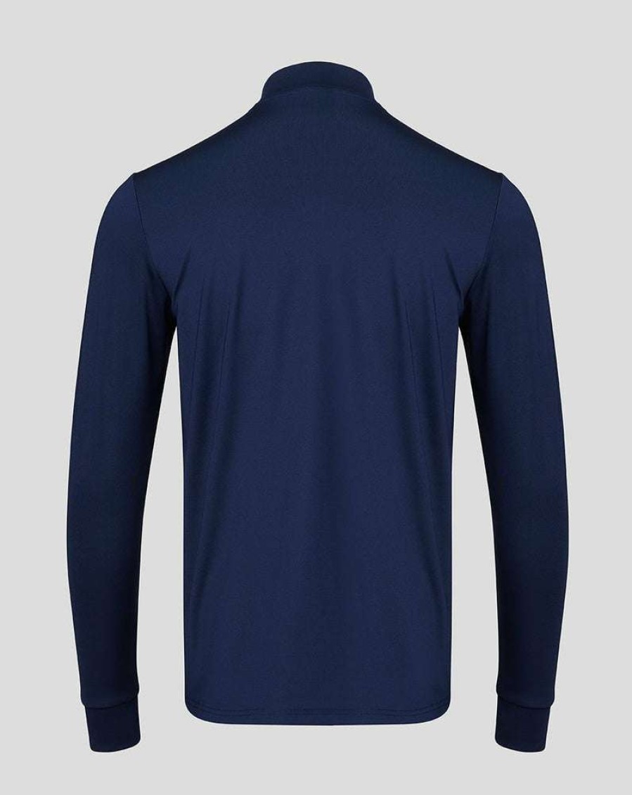 Men'S Clothing * | Navy/White Amc 1/4 Zip Top Shop