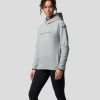 Women'S Clothing * | Women'S Grey Marl Pro Tek Fleece Hoody Clearance